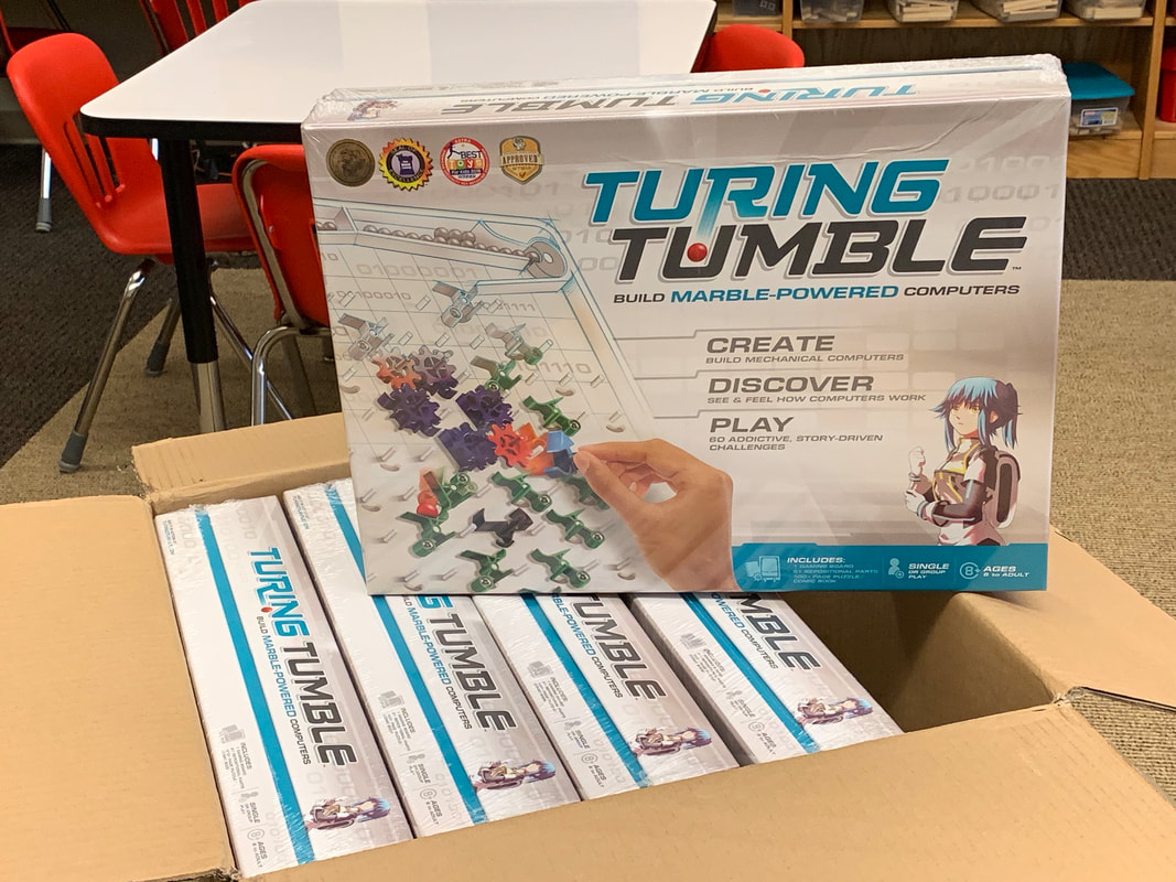 The Turing Tumble lets you and your kids build real mechanical